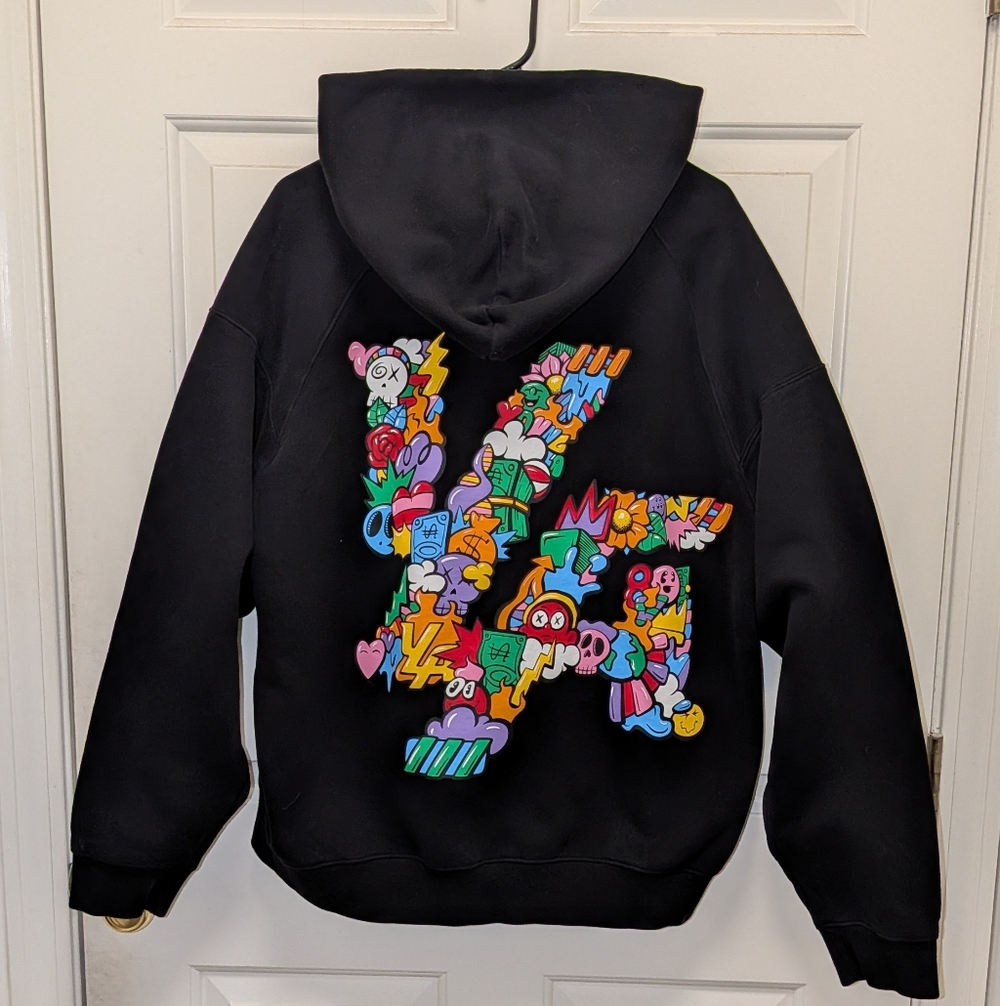 YoungLA Trippy Logo Hoodie (Black)